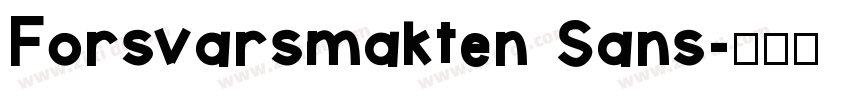 Forsvarsmakten Sans字体转换